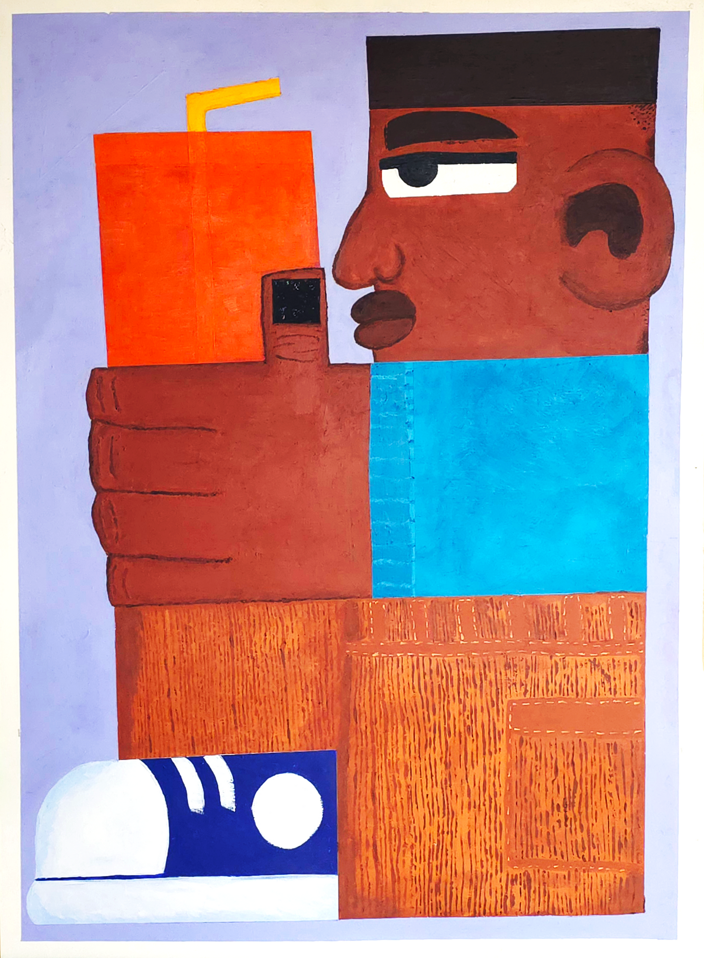 Sitting Alone At A Party Original Painting