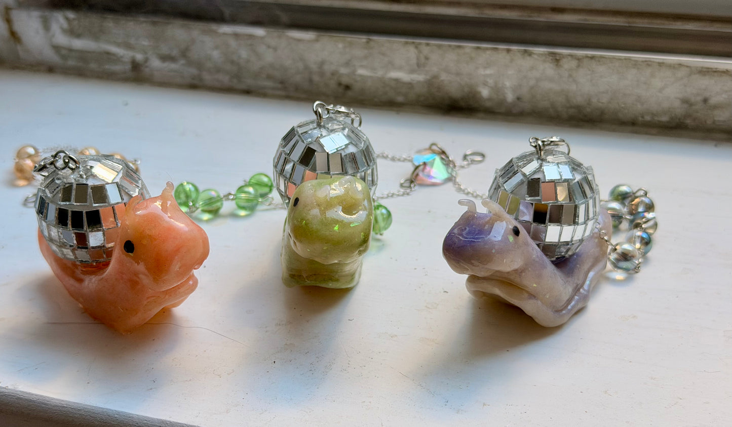 Disco Snail Suncatcher