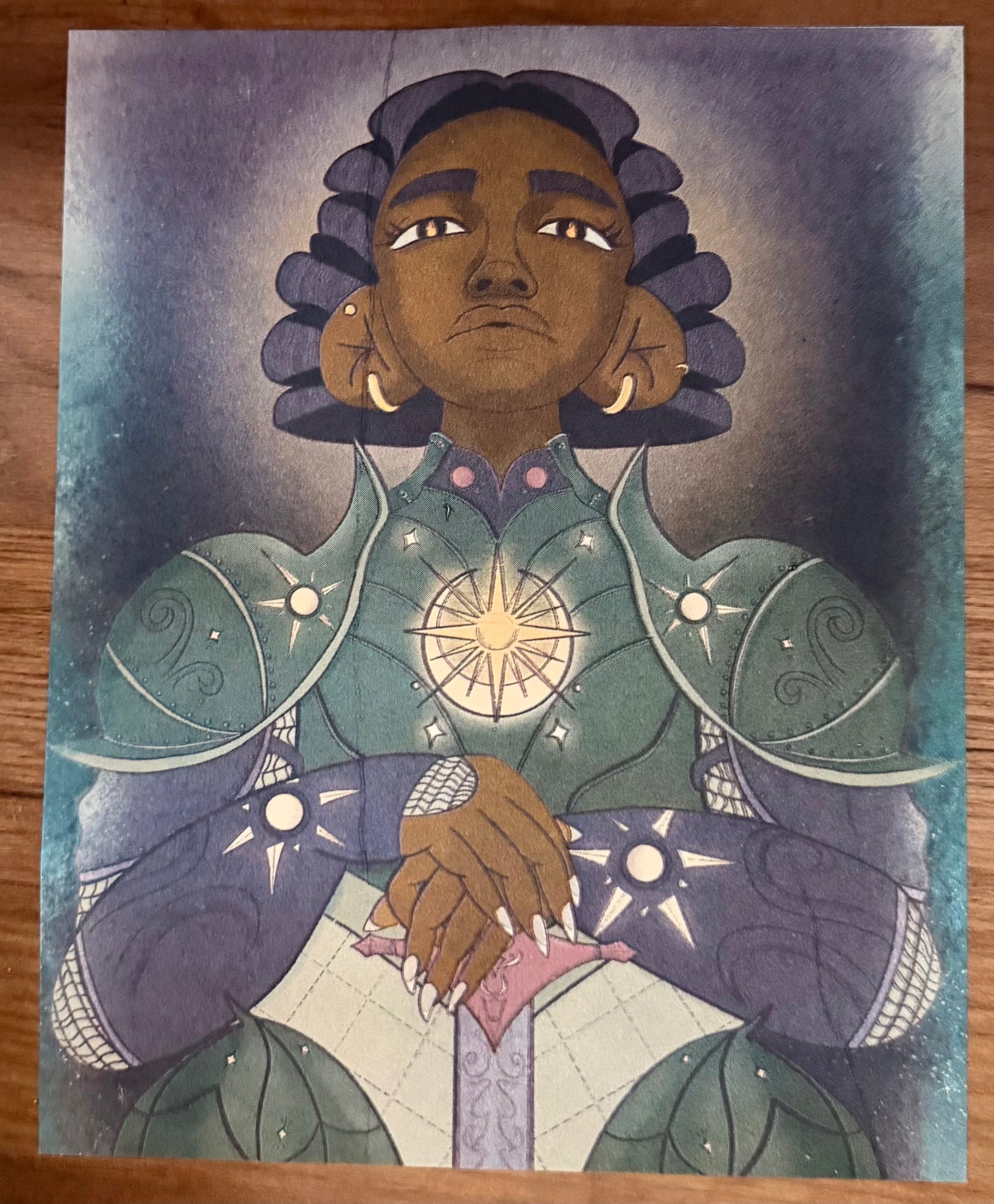 Standing Strong Risograph Print
