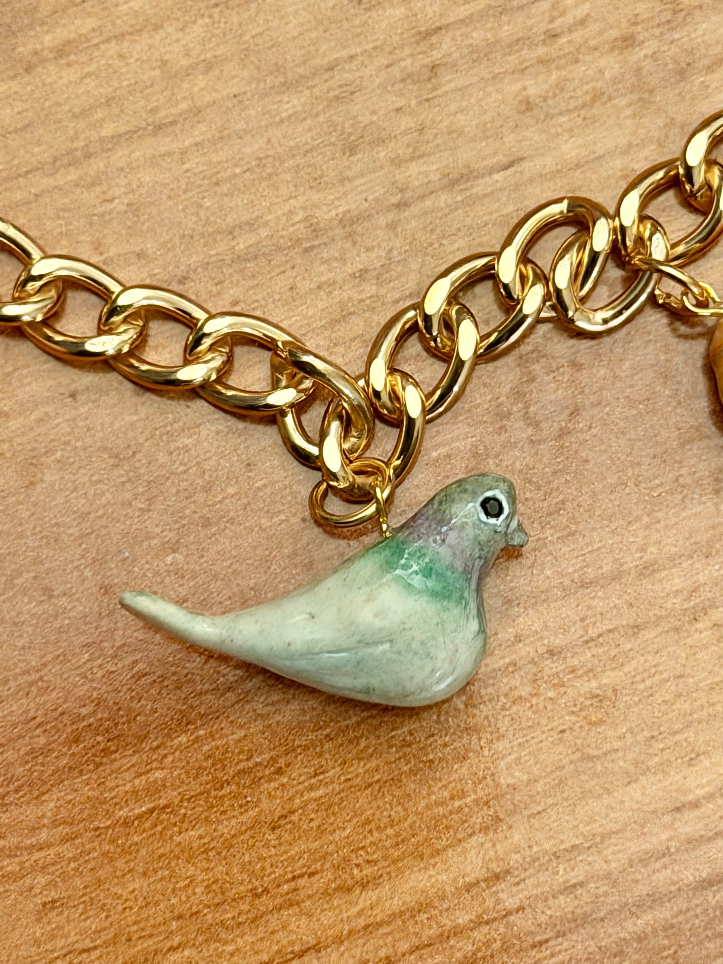 For The Love Of Pigeons Charm Bracelet