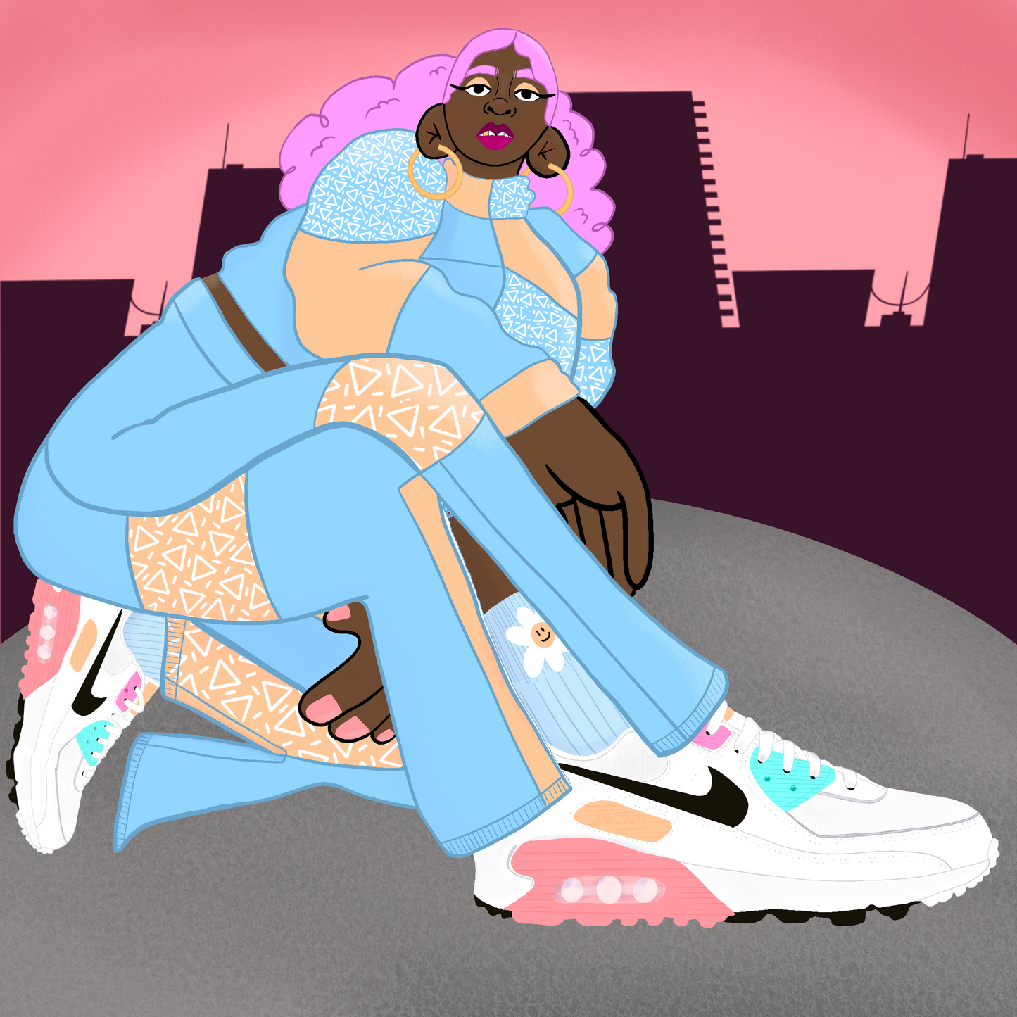 Stompin' In My Air Force Ones Print