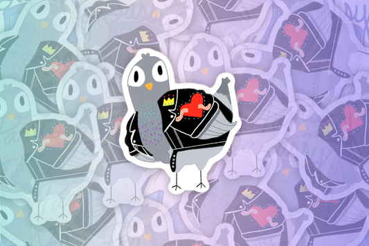 Bad Pigeon Sticker
